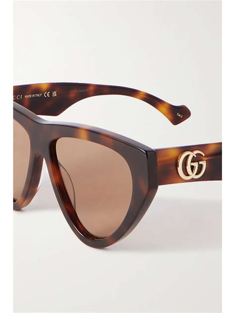 gucci cat eye acetate sunglasses with pearls|gucci 52mm cat eye sunglasses.